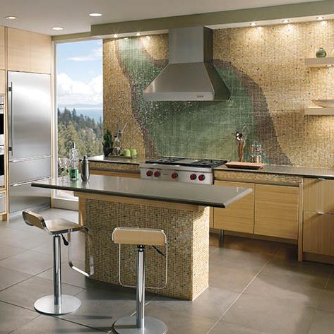 Wolf pro outlet wall chimney hood